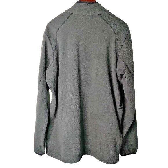 Columbia Men XL Grey Full Zip Mock Neck Athletic Running Golf Outdoor Jacket Y2K - Picture 4 of 4